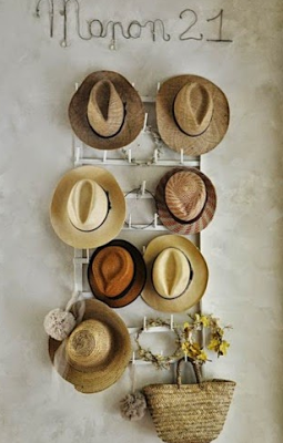 hats on wall