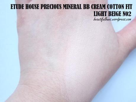 Etude House Precious Mineral BB Cream Cotton Fit 4