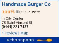 Food Review: Handmade Burger Co, 78 St. Vincent Street, Glasgow