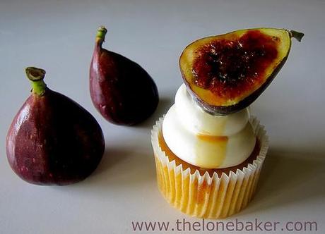 Fancy Fig Cupcake From The Lone Baker
