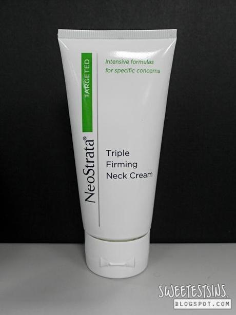 Neostrata Facial Cleanser and Triple Firming Neck Cream review neostrata triple firming neck cream