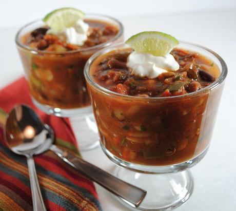 Three Bean Vegetable Chili