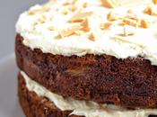 Pear Courgette Cake with Salted Caramac Frosting