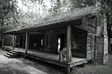 Old Cottage House at the Rural Life Museum Baton Rouge Louisiana