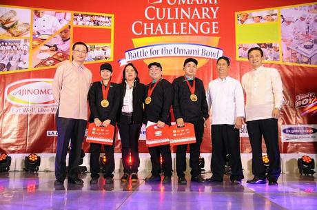 UST and Hercor College are National Champions in the Ajinomoto Umami Culinary Challenge Year6