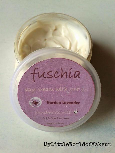 Fuschia Handmade Day Cream in Garden Lavender Review