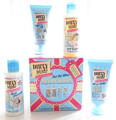 dirty works get set glow mini luxuries set