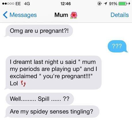 Do Mothers have a special sort of intuition with their children? Or is my Mum psychic?