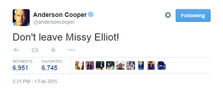 Anderson Cooper Give Missy E Praises & Shades Katy Perry