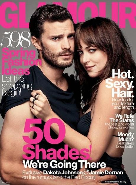 Dakota Johnson & Jamie Dornan in Glamour & Talk ’50 Shades of Grey’