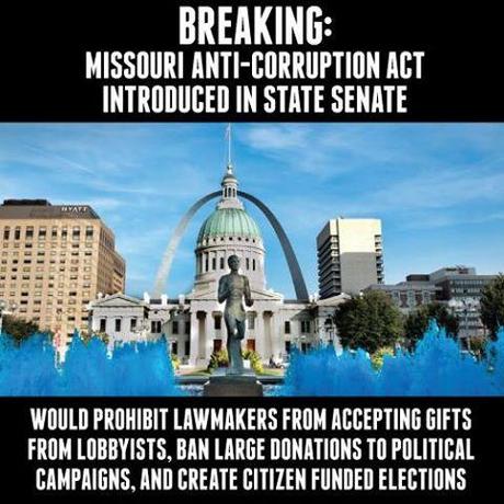 Awesome news out of Missouri! State Sen. Rob Schaaf (R-St. Joseph) has officially introduced a statewide Anti-Corruption Act. 

Are you ready for an Anti-Corruption Act in your city or state? Let us know at http://my.represent.us/2015strategy, and we'll help you make it happen.