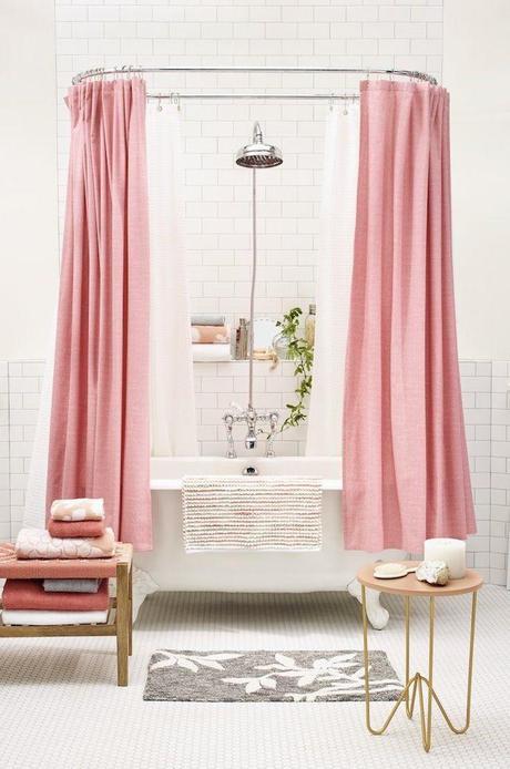 Super cute pink bathroom by Target! Cute, cheap and chic!