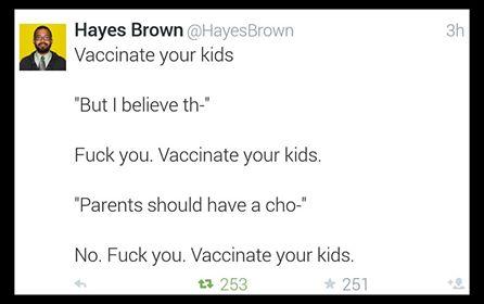 How Strongly Should We Object to the Anti-Vaxxers?