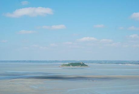 View from the top - Mont St Michel - Normandy, France