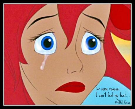 Ariel Problems via Fitful Focus #ariel #mermaid #nofeet #running
