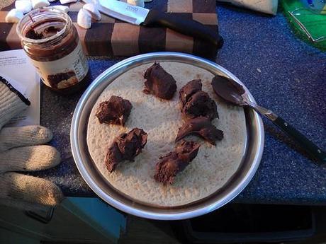 Chocolate and Orange Pizza