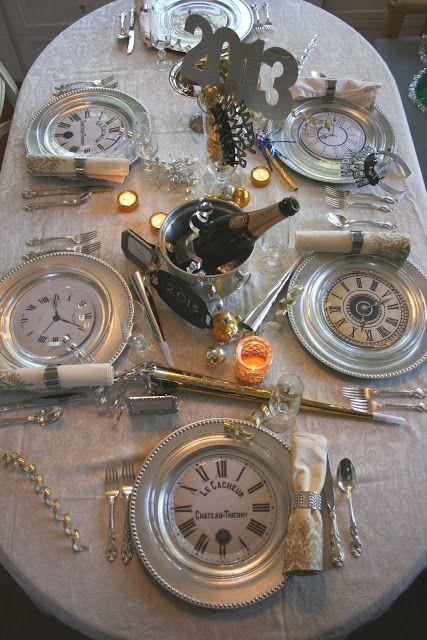 How To Set a Winter Themed Dinner Table.
