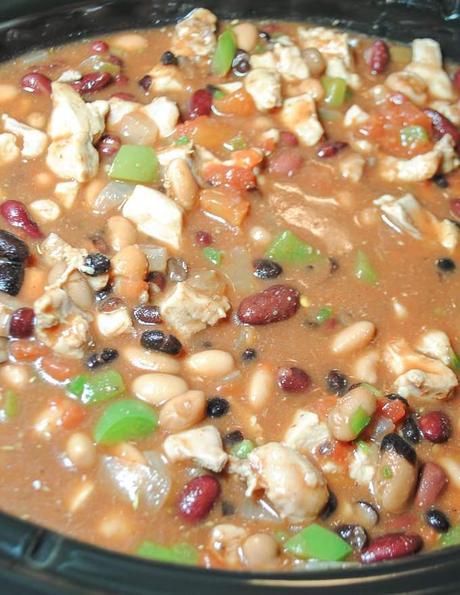 Spicy Chicken Chili for a Crowd