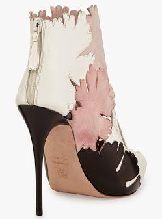 Shoe of the Day | Alexander McQueen Leaf Cutout Ankle Boot