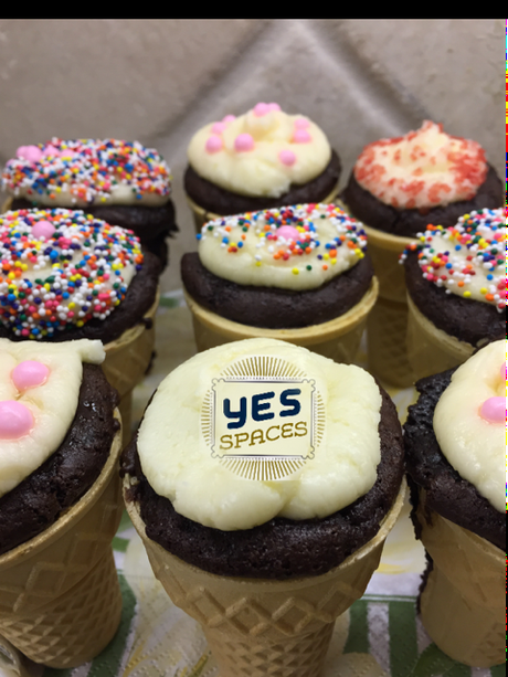 Say Yes to Frosted Conecakes!