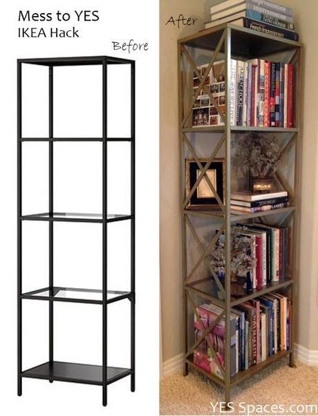 IKEA Hack: DIY a Stunning Gold Bookcase for Under $52