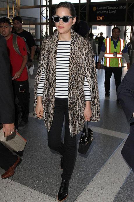 Marion Cotillard Airport Style, Celebrity Style