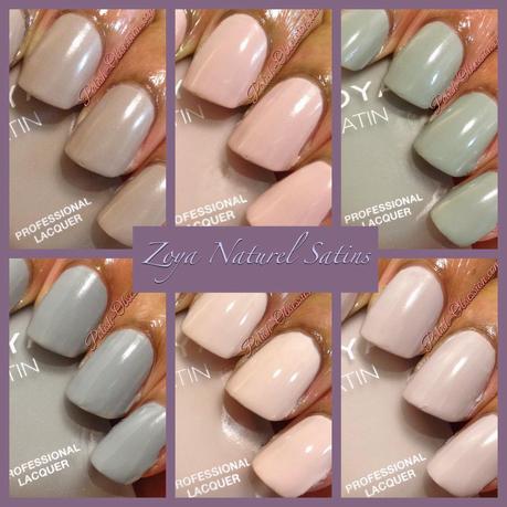 Zoya Naturel Satins - Swatches & Review