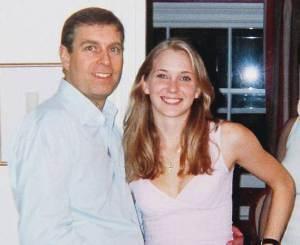 Virginia Roberts with Prince Andrew