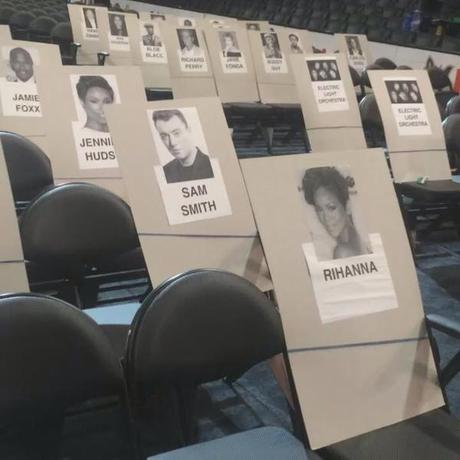2015 Grammy’s Seating Chart