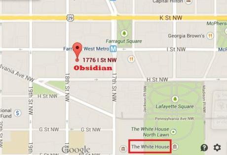 Obsidian on Google Map