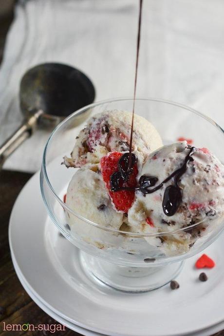 Chocolate Covered Strawberry Ice Cream