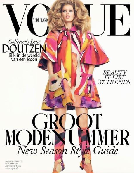 Doutzen Kroes Poses with Her Kids for Vogue Netherlands Cover