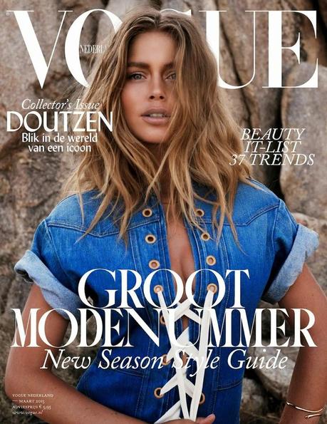 Doutzen Kroes Poses with Her Kids for Vogue Netherlands Cover