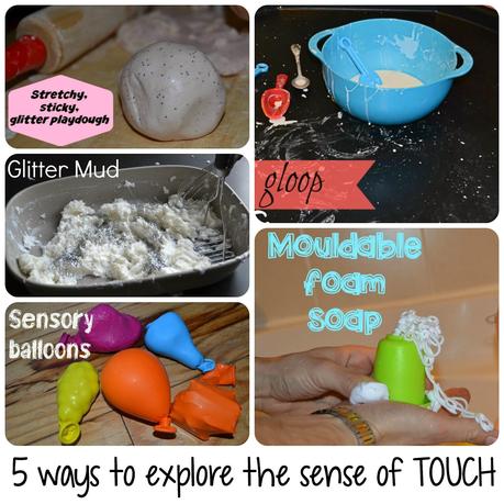 5 ways to explore the sense of TOUCH