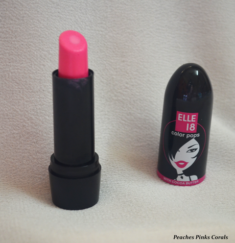 ELLE 18 Color Pops Wow Pink Lipstick 51 Review, Swatches and LOTD