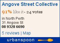 Angove Street Collective on Urbanspoon