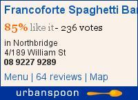 Francoforte Spaghetti Bar on Urbanspoon