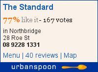 The Standard on Urbanspoon