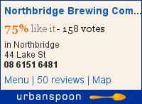 Northbridge Brewing Company on Urbanspoon