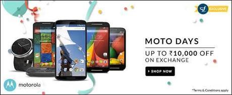 Moto Days offers on Flipkart