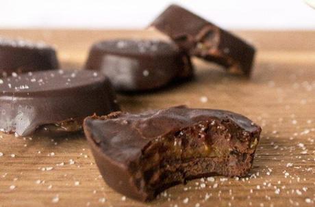 Dark Chocolate Salted Caramels