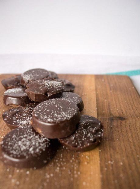 Dark Chocolate Salted Caramels