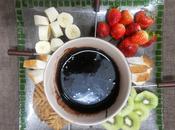 Breakfast -Chocolate Fondue With Fruits Valentines