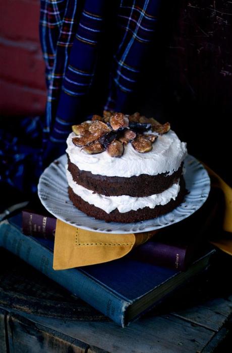 Whole Wheat Chocolate Wine Cake by With The Grains