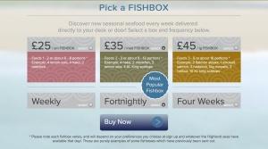 Coast and Glen fish box Scottish seafood
