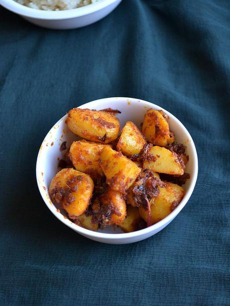 potato roast - south indian potato curry