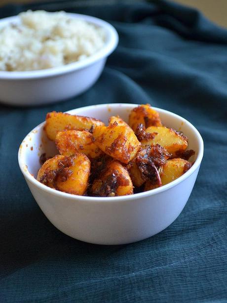 potato roast - south indian potato curry