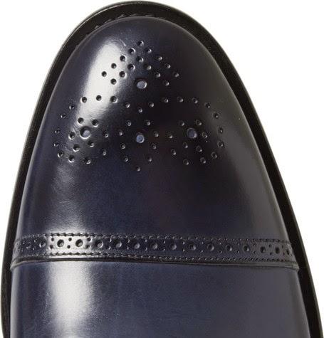 In The Navy:  Paul Smith Berty Leather Brogues
