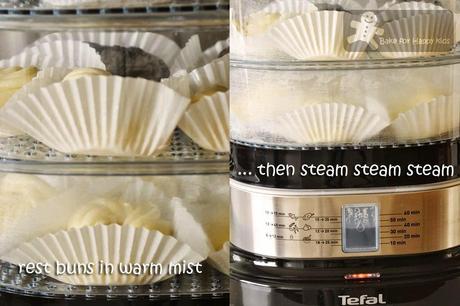 Silky Soft Milk / Nutty Black Sesame Chinese Flower Steamed Buns 牛奶花卷 / 黑芝麻花卷 Silky Soft Milk / Nutty Black Sesame Chinese Flower Steamed Buns 牛奶花卷 / 黑芝麻花卷
