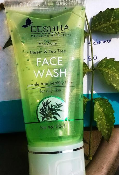 EESHHA HERBAL ANTI-ACNE NEEM & TEA TREE FACE WASH REVIEW